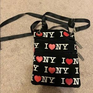 i love NY crossbody or shoulder bag